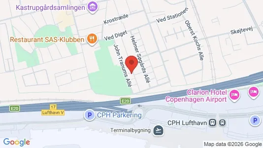 Lejligheder til salg i Kastrup - kort over placeringen