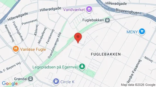 Lejligheder til salg i Frederiksberg - kort over placeringen