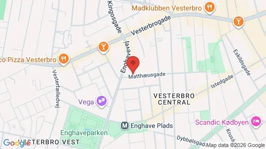 Lejligheder til salg i Vesterbro - Foto fra Google Street View