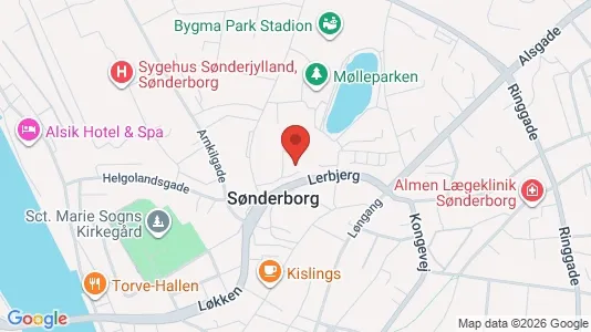 Lejligheder til salg i Sønderborg - Foto fra Google Street View
