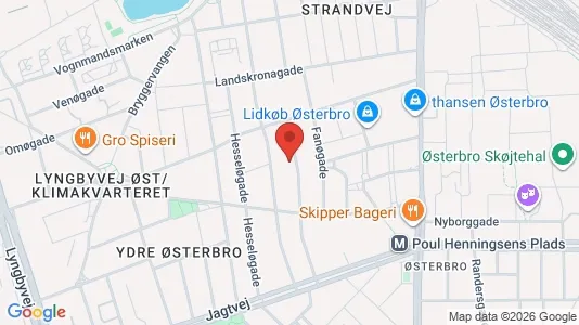 Lejligheder til salg i Østerbro - Foto fra Google Street View