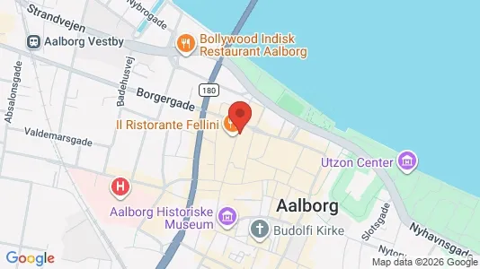 Lejligheder til salg i Aalborg Centrum - kort over placeringen