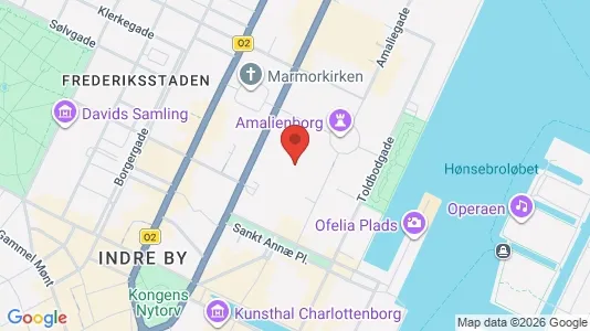 Lejligheder til salg i København K - kort over placeringen