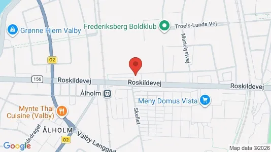 Lejligheder til salg i Frederiksberg - kort over placeringen