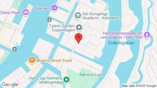 Lejligheder til salg i København K - kort over placeringen
