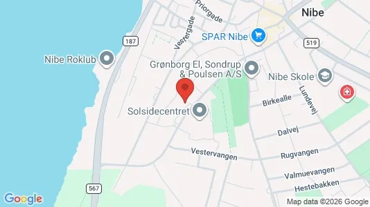Lejligheder til salg i Nibe - Foto fra Google Street View