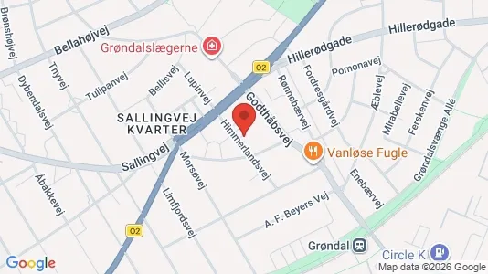 Lejligheder til salg i Vanløse - kort over placeringen