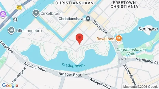 Lejligheder til salg i København K - kort over placeringen