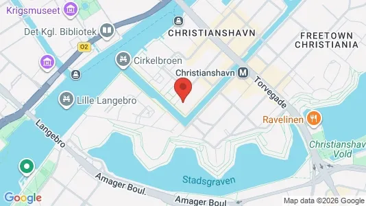 Lejligheder til salg i København K - kort over placeringen