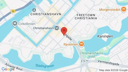 Lejligheder til salg i København K - kort over placeringen