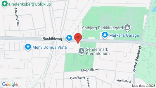 Lejligheder til salg i Frederiksberg - kort over placeringen
