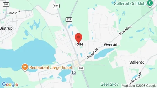 Lejligheder til salg i Holte - Foto fra Google Street View