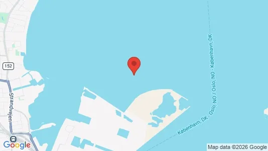 Lejligheder til salg i Nordhavn - kort over placeringen