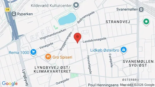 Lejligheder til salg i Østerbro - Foto fra Google Street View
