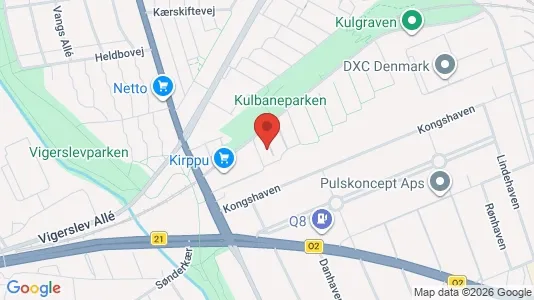 Lejligheder til salg i Valby - kort over placeringen