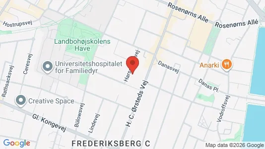Lejligheder til salg i Frederiksberg - kort over placeringen