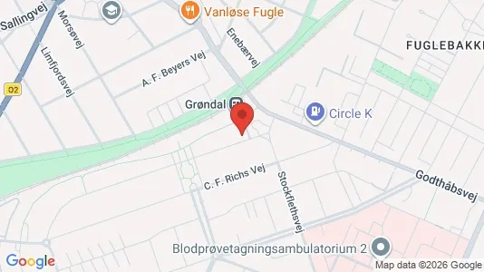 Lejligheder til salg i Frederiksberg - kort over placeringen