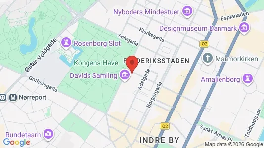 Lejligheder til salg i København K - kort over placeringen