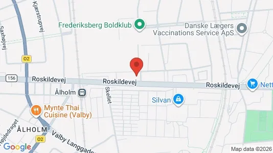Lejligheder til salg i Frederiksberg - kort over placeringen