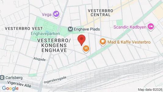 Lejligheder til salg i Vesterbro - Foto fra Google Street View