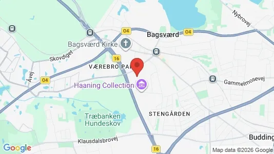 Lejligheder til salg i Bagsværd - kort over placeringen
