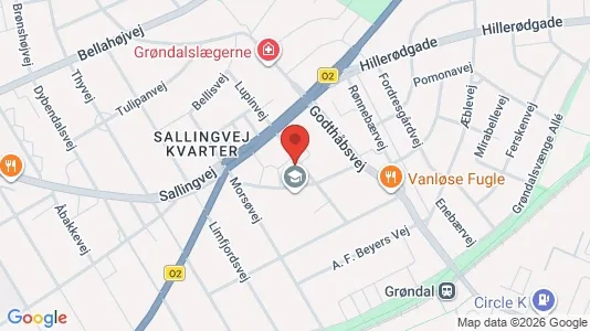 Lejligheder til salg i Vanløse - kort over placeringen