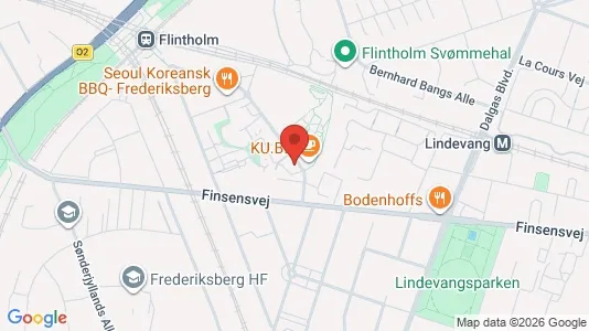 Lejligheder til salg i Frederiksberg - kort over placeringen