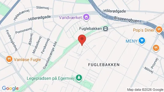 Lejligheder til salg i Frederiksberg - kort over placeringen