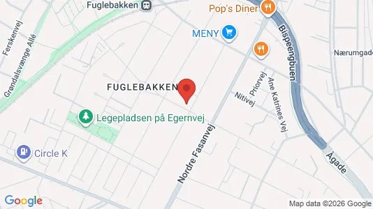Lejligheder til salg i Frederiksberg - kort over placeringen