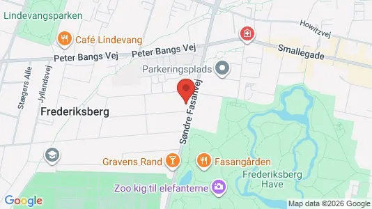 Lejligheder til salg i Frederiksberg - kort over placeringen