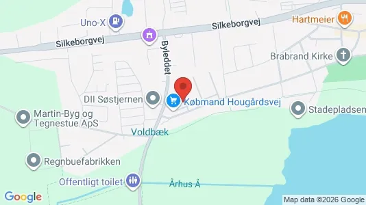 Lejligheder til salg i Brabrand - kort over placeringen