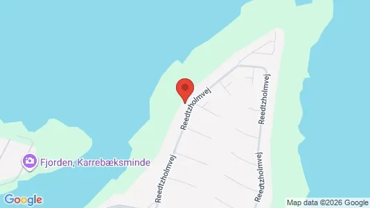 Lejligheder til salg i Karrebæksminde - kort over placeringen