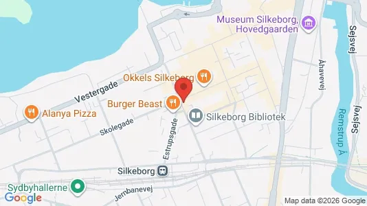 Lejligheder til salg i Silkeborg - kort over placeringen