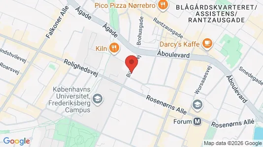 Lejligheder til salg i Frederiksberg C - kort over placeringen