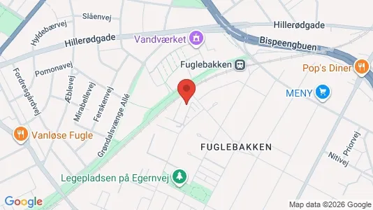 Lejligheder til salg i Frederiksberg - kort over placeringen