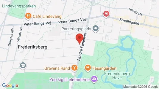 Lejligheder til salg i Frederiksberg - kort over placeringen