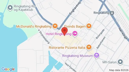 Lejligheder til salg i Ringkøbing - kort over placeringen