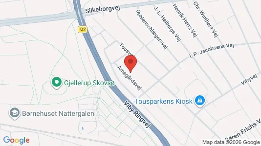Lejligheder til salg i Åbyhøj - kort over placeringen