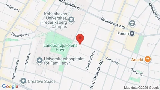 Lejligheder til salg i Frederiksberg C - kort over placeringen