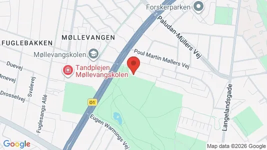 Lejligheder til salg i Århus C - kort over placeringen