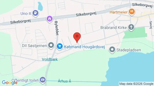 Lejligheder til salg i Brabrand - kort over placeringen