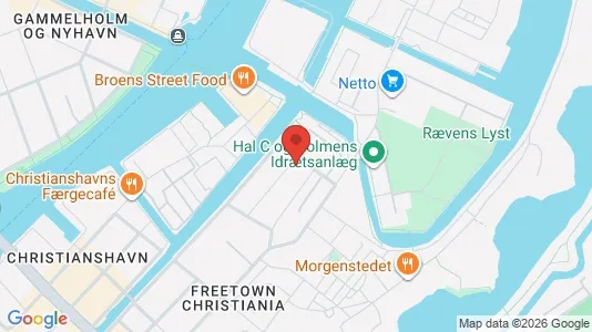 Lejligheder til salg i København K - kort over placeringen
