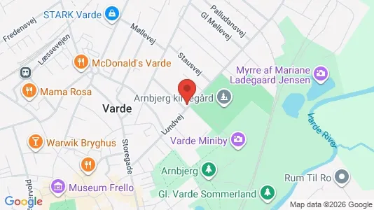 Lejligheder til salg i Varde - kort over placeringen