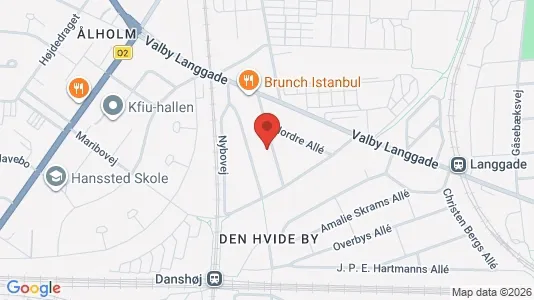 Lejligheder til salg i Valby - kort over placeringen