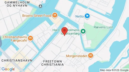 Lejligheder til salg i København K - kort over placeringen
