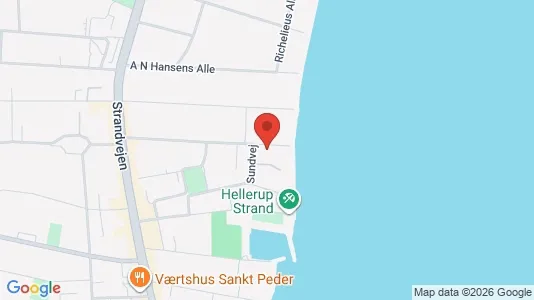 Lejligheder til salg i Hellerup - kort over placeringen