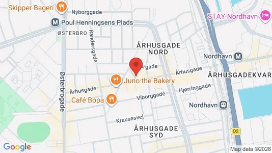 Lejligheder til salg i Østerbro - kort over placeringen