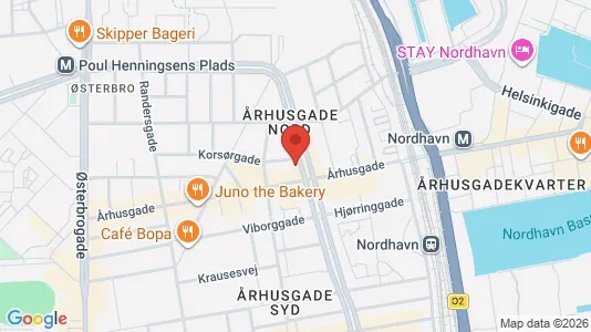 Lejligheder til salg i Østerbro - kort over placeringen