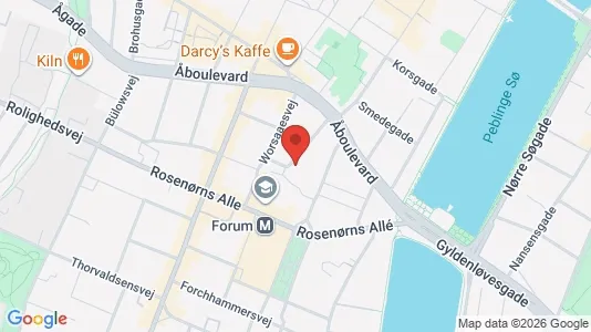 Lejligheder til salg i Frederiksberg C - kort over placeringen