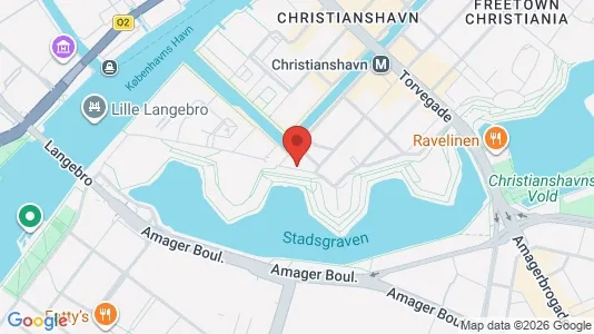 Lejligheder til salg i København K - kort over placeringen